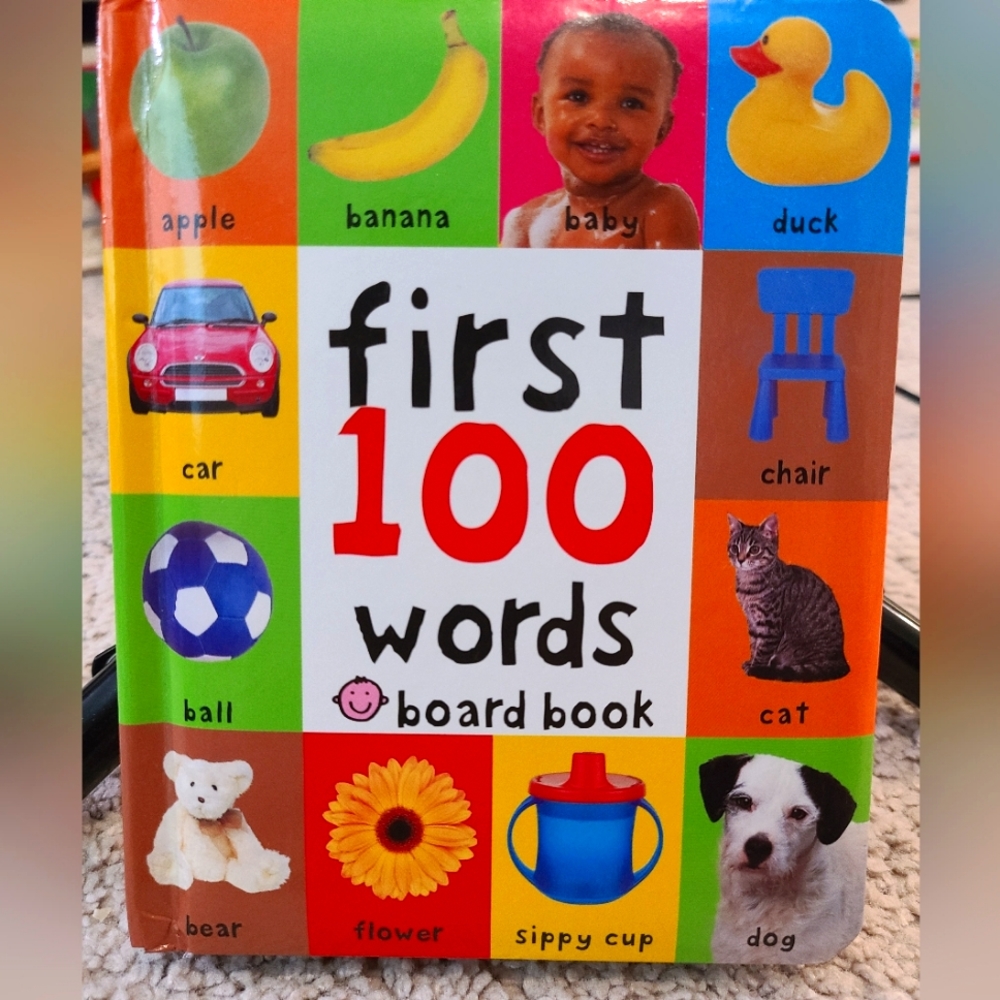 Kids first 100 words board book